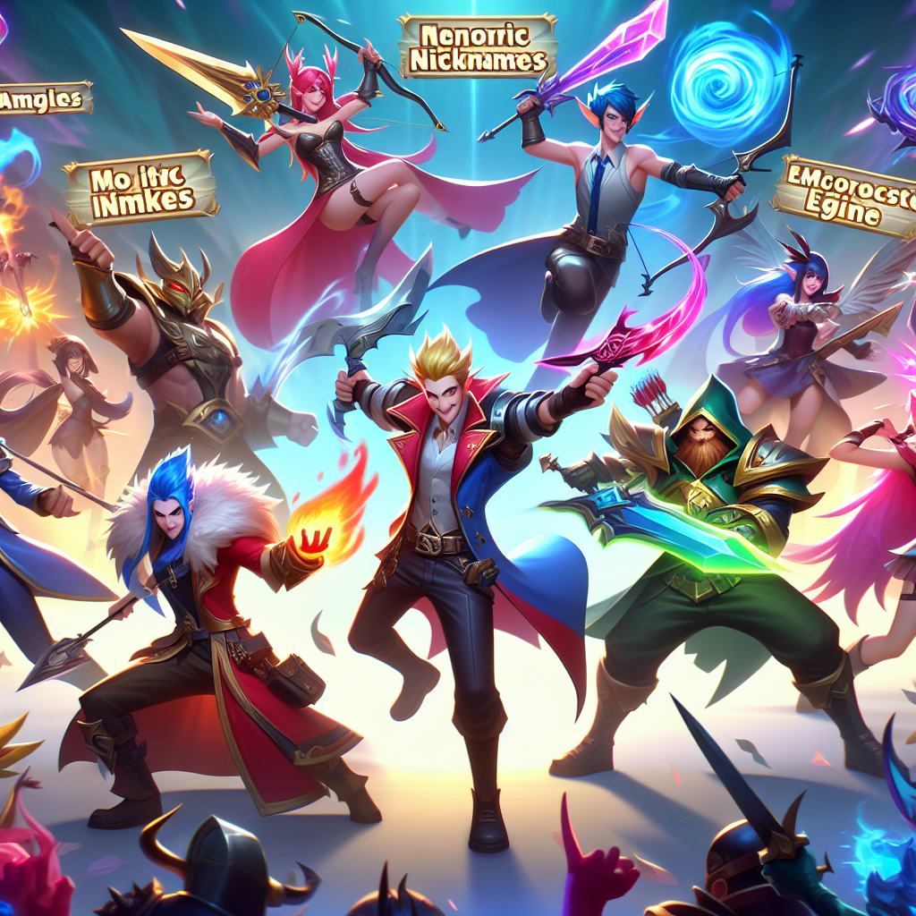 Creative Nickname Ideas for Mobile Legends Fans