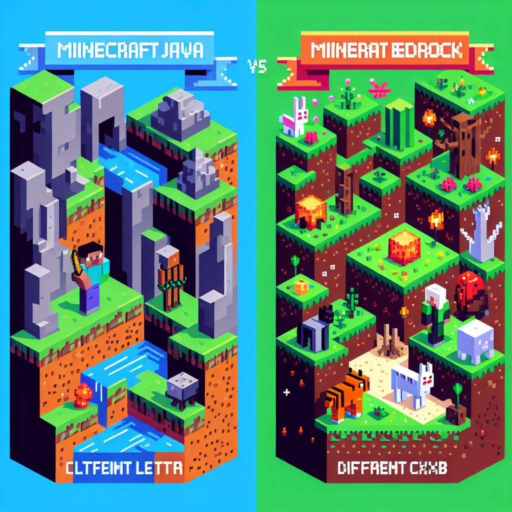 Perbedaan Minecraft Java dan Bedrock: Mana yang Lebih Cocok untuk Anda?